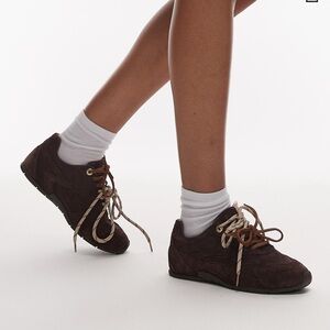Bronx Brown Suede Sneakers